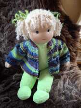 Popje 30 cm, verkocht.